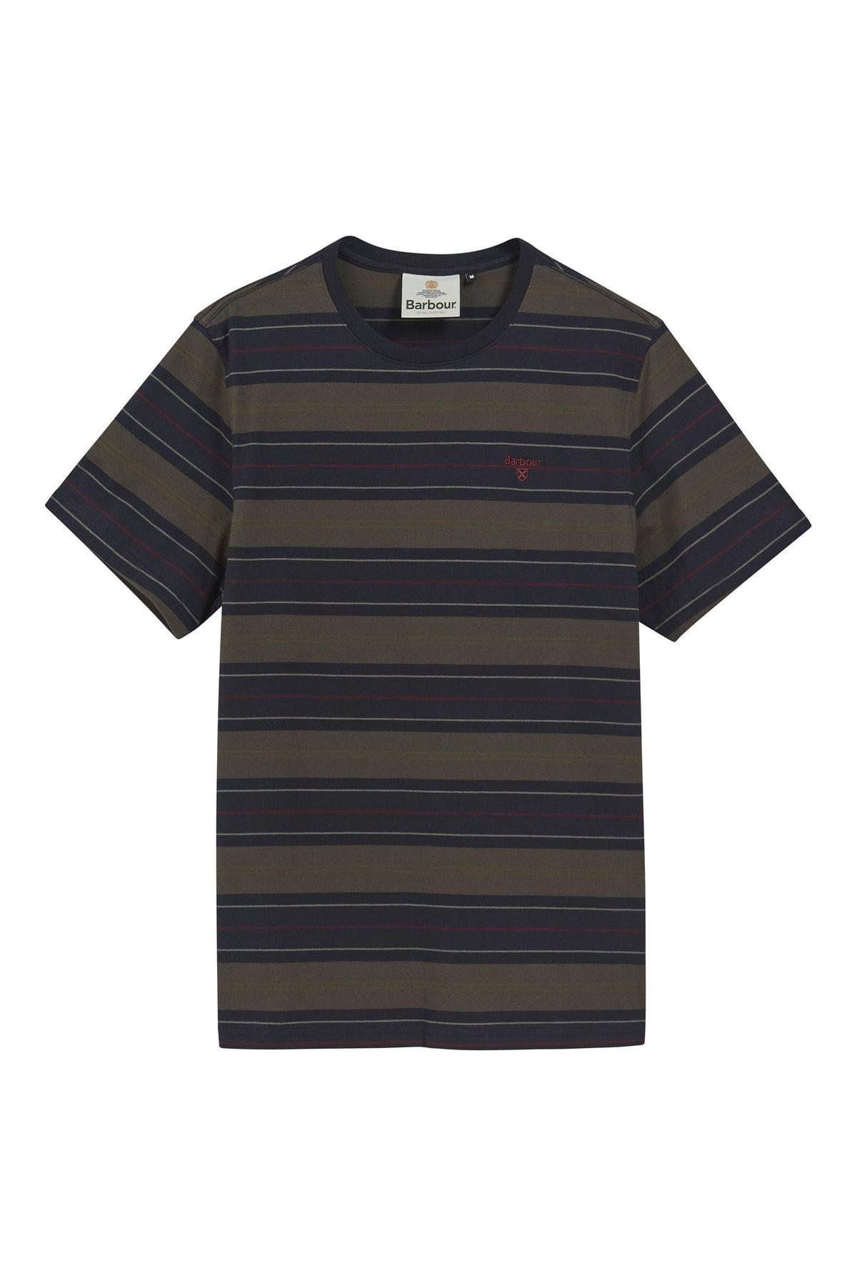 Tartham Tailored Stripe T-Shirt - Dark Navy - M