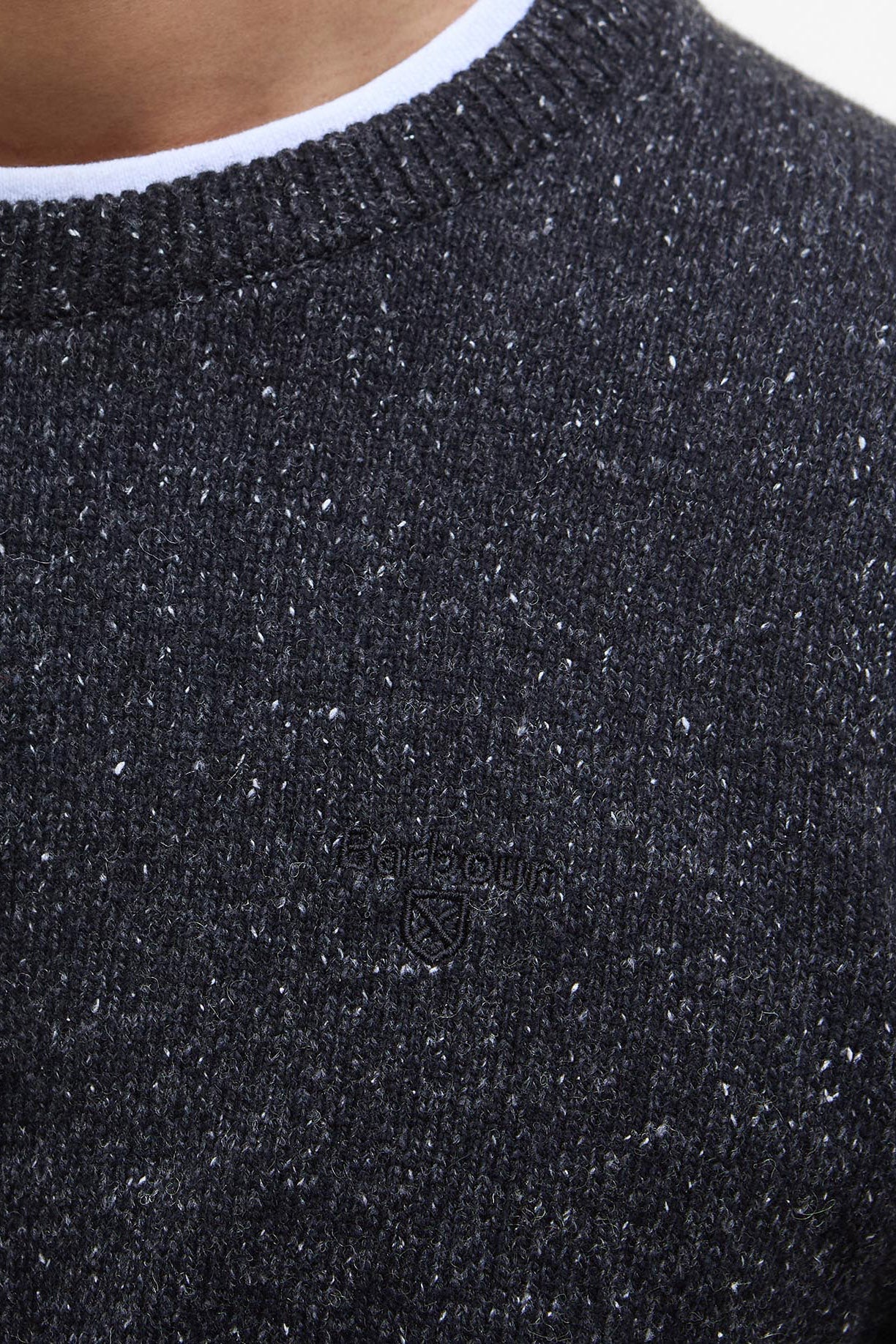 Barbour Tisbury Crew Neck Jumper - Black