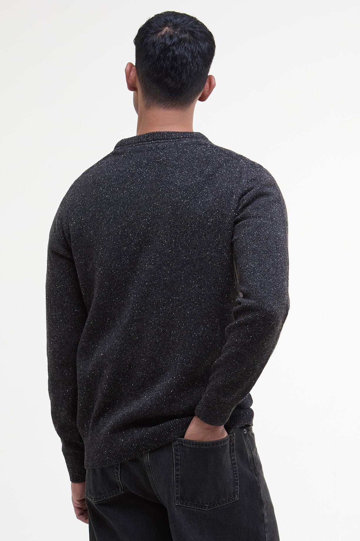 Barbour Tisbury Crew Neck Jumper - Black