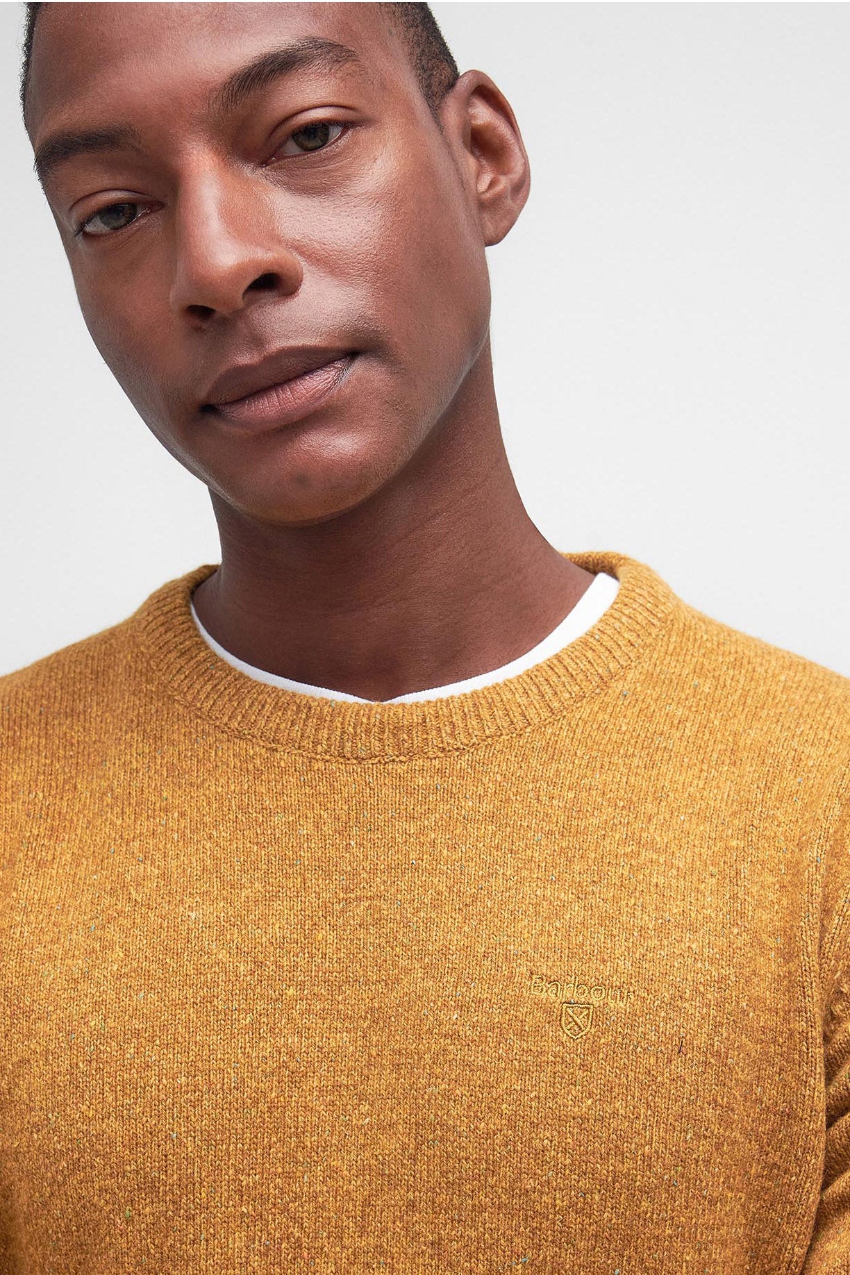 Barbour Tisbury Crew Neck Jumper - Copper