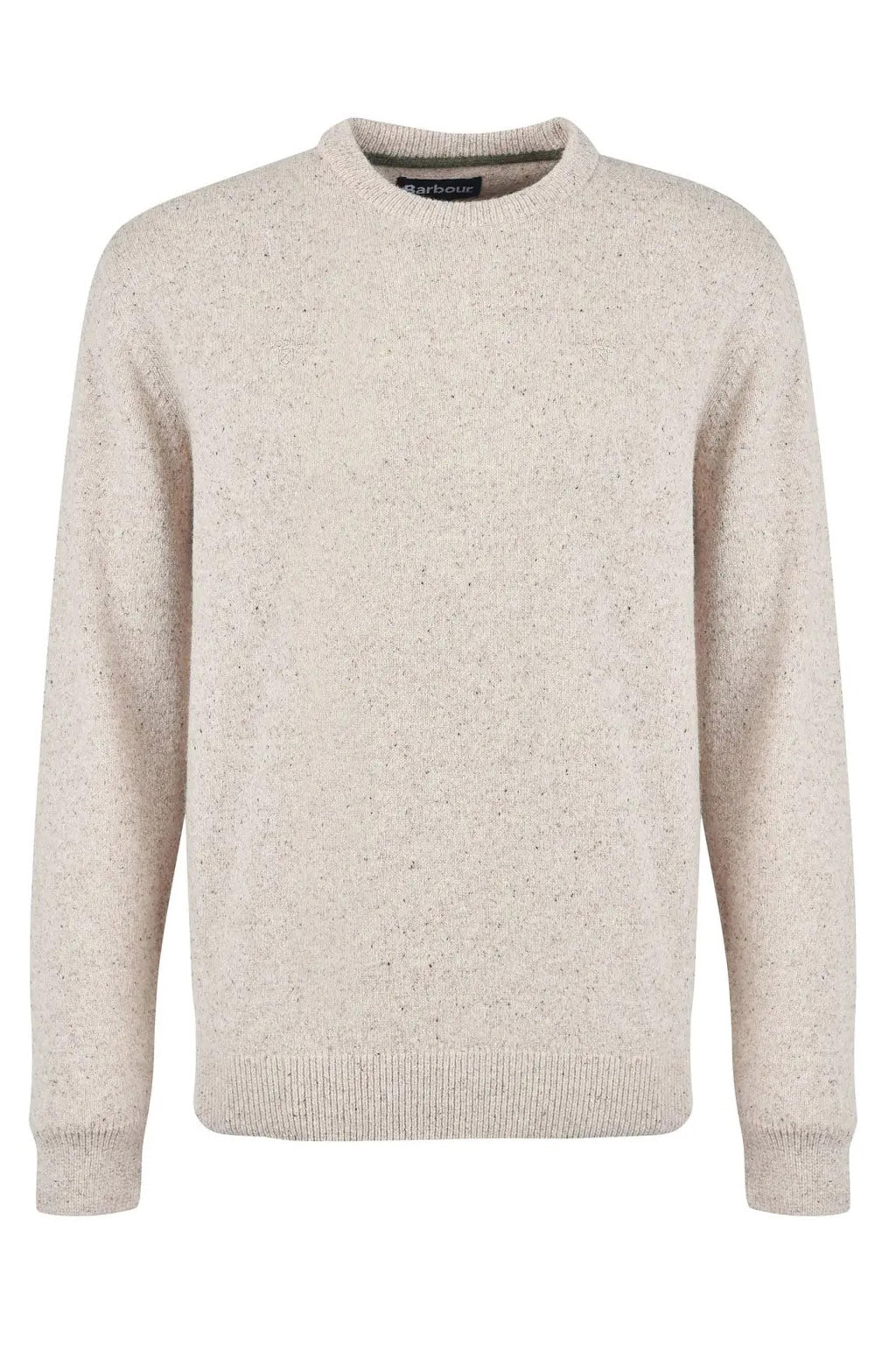 Barbour Tisbury Crew Neck Jumper - Stone