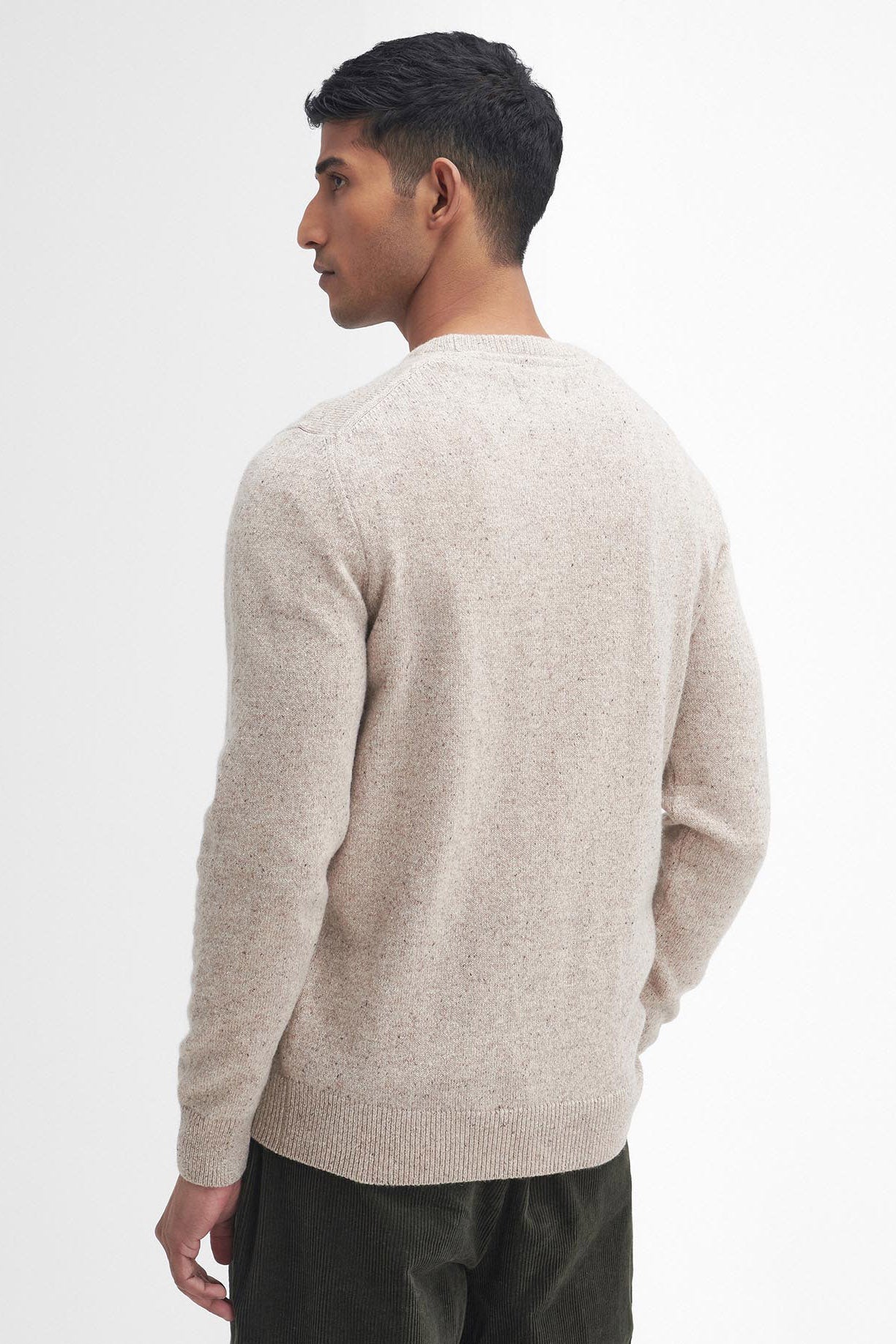 Barbour Tisbury Crew Neck Jumper - Stone