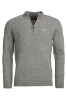 Barbour Tisbury Half Zip Knitted Jumper - Grey