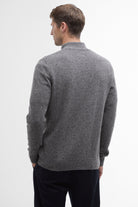 Barbour Tisbury Half Zip Knitted Jumper - Grey