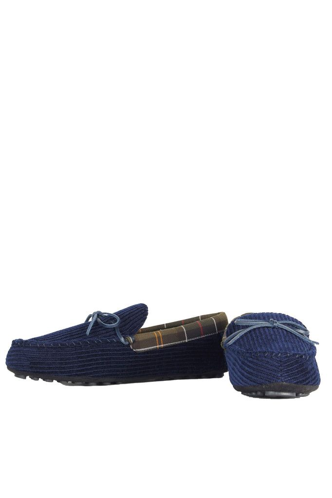 Barbour Tueart Slippers - Navy Cord