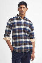 Barbour Valley Tailored Brushed Cotton Shirt - Ecru