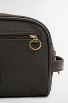 Barbour Wax Washbag - Olive/Beacon MAC0404_OL51_OS