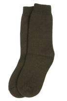 Barbour Wellington Calf Socks - Olive Green