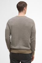 Barbour Wells Crew Neck Jumper - Washed Stone