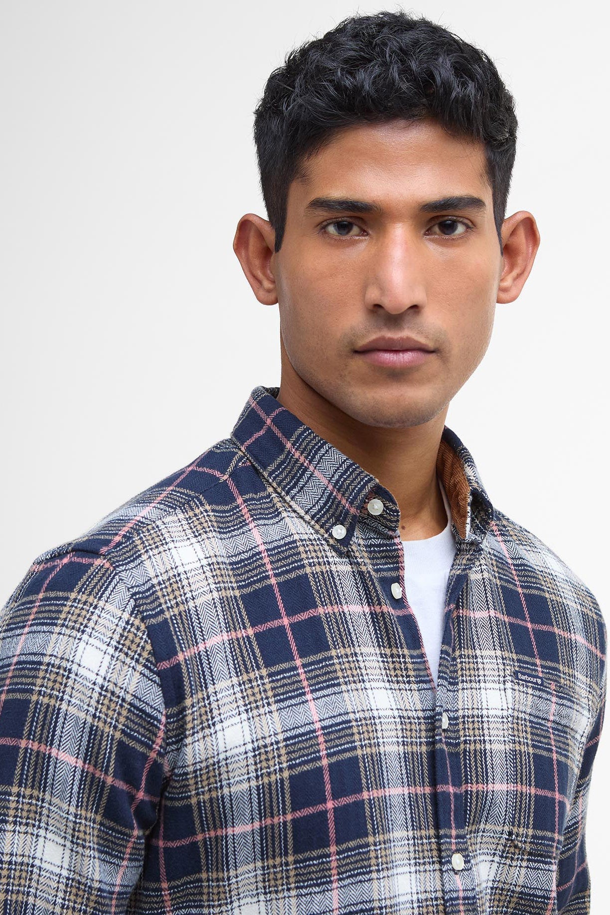 Barbour Whernside Tailored Shirt - Navy