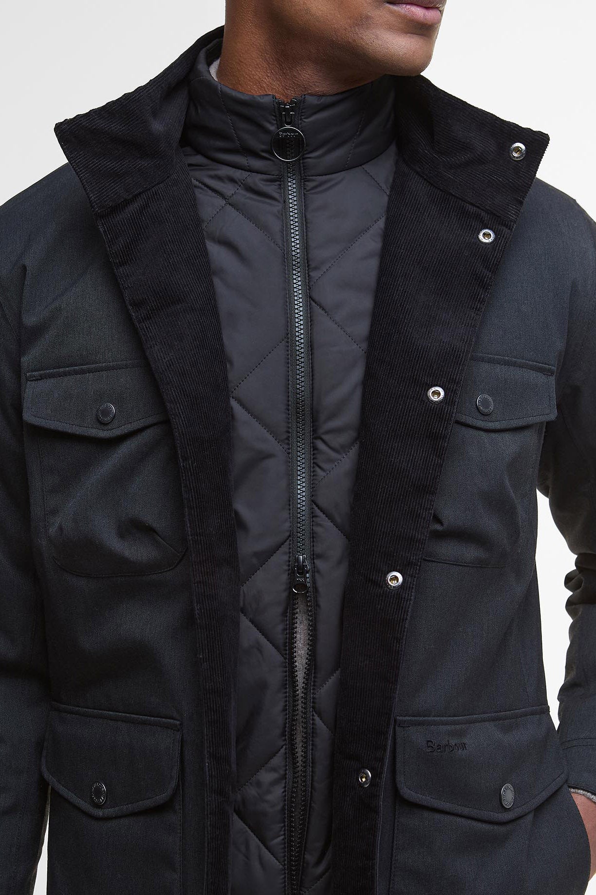 Barbour Winter Ogston Waterproof Jacket - Black