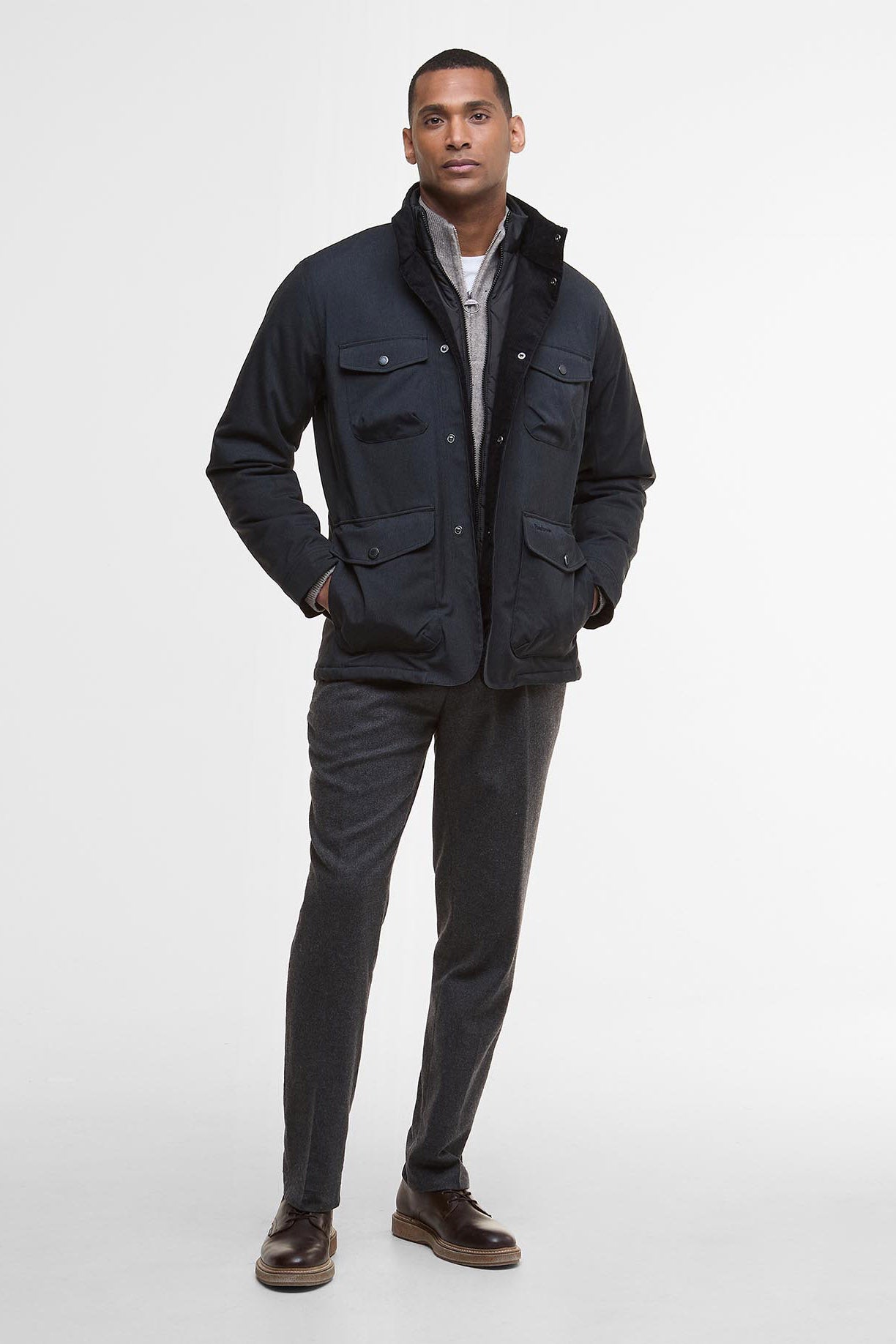 Barbour Winter Ogston Waterproof Jacket - Black