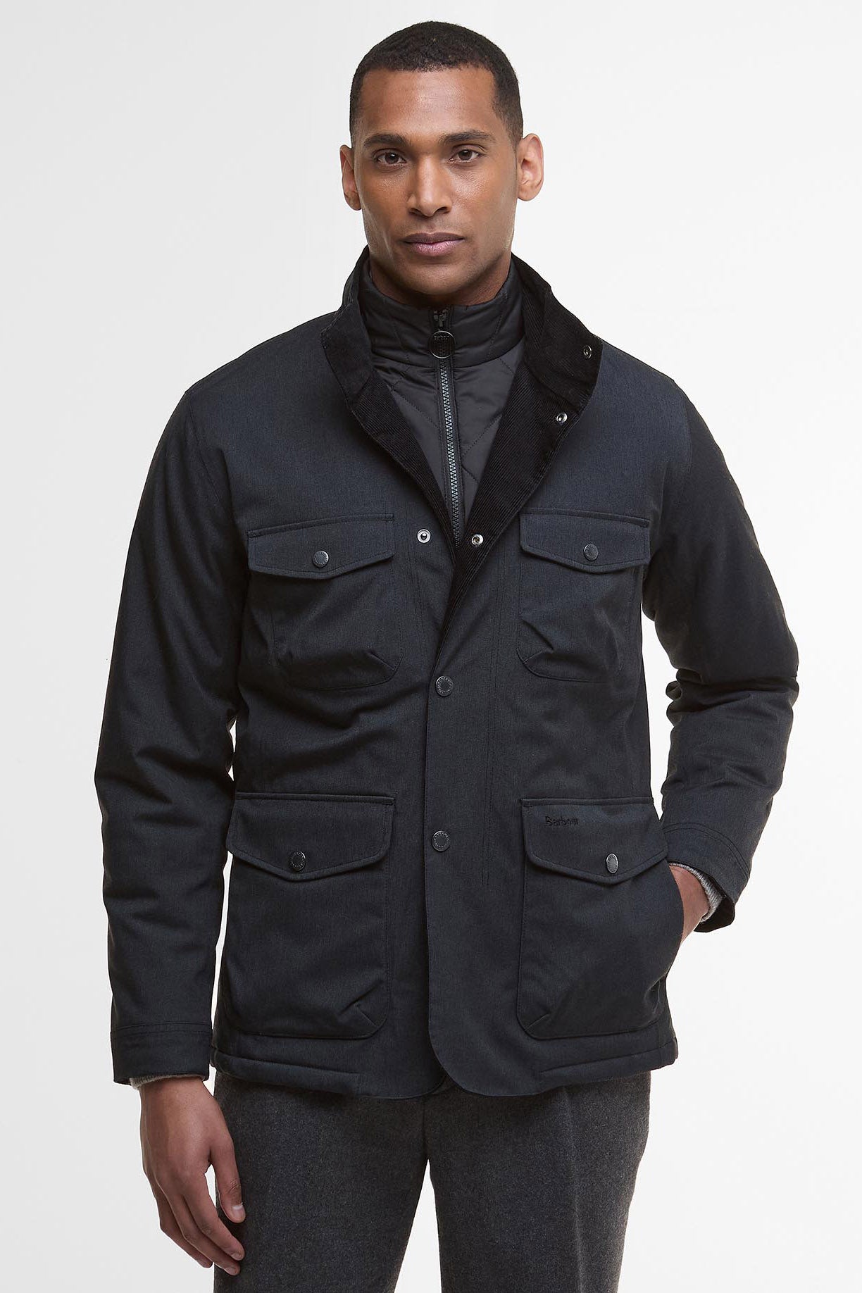 Barbour Winter Ogston Waterproof Jacket - Black