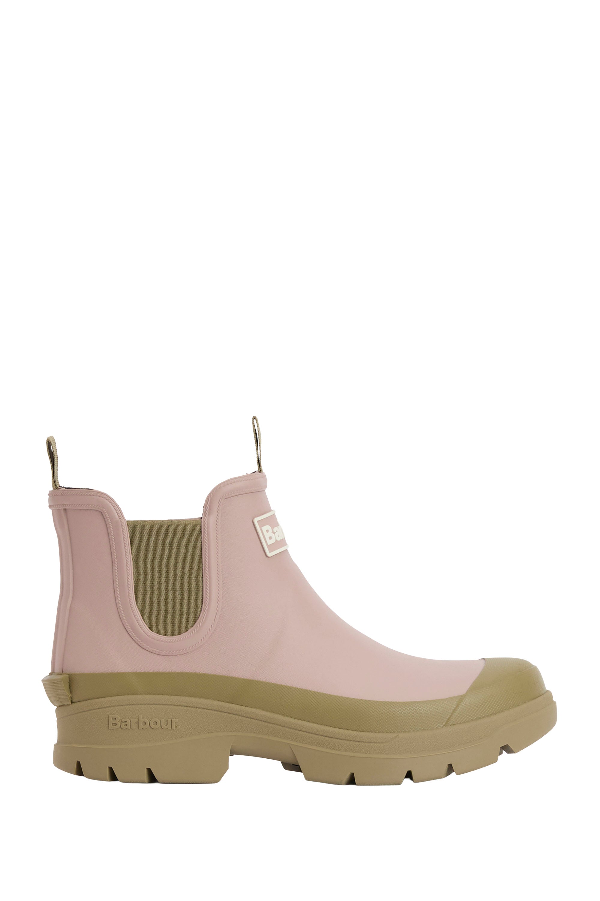 Barbour Womens Nimbus Chelsea Wellington Boots - Gardenia Pink/Bleached Olive