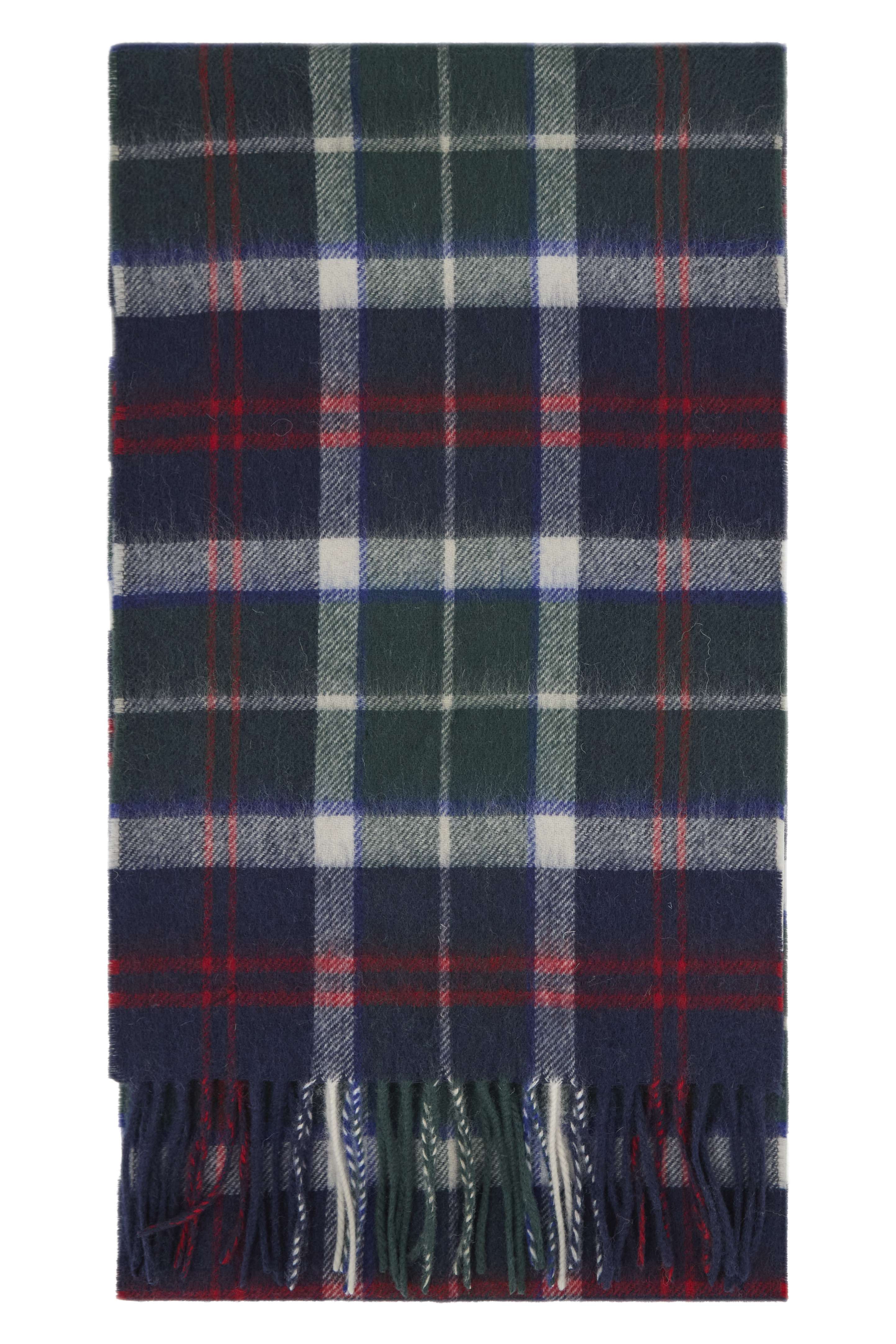 Barbour Wool & Cashmere Scarf - Evergreen Tartan USC0002_TN57_OS