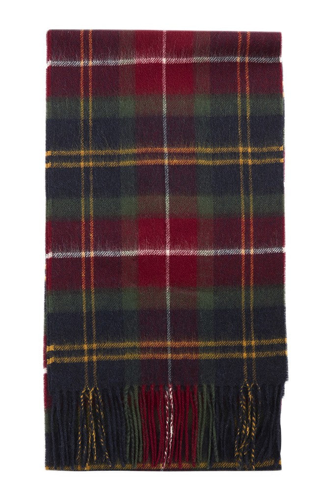 Barbour Wool & Cashmere Scarf - Winterberry Tartan USC0002_TN69_OS