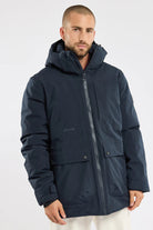 Bermudes Hardwood Waterproof Parka Jacket - Navy