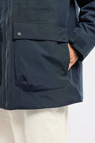 Bermudes Hardwood Waterproof Parka Jacket - Navy