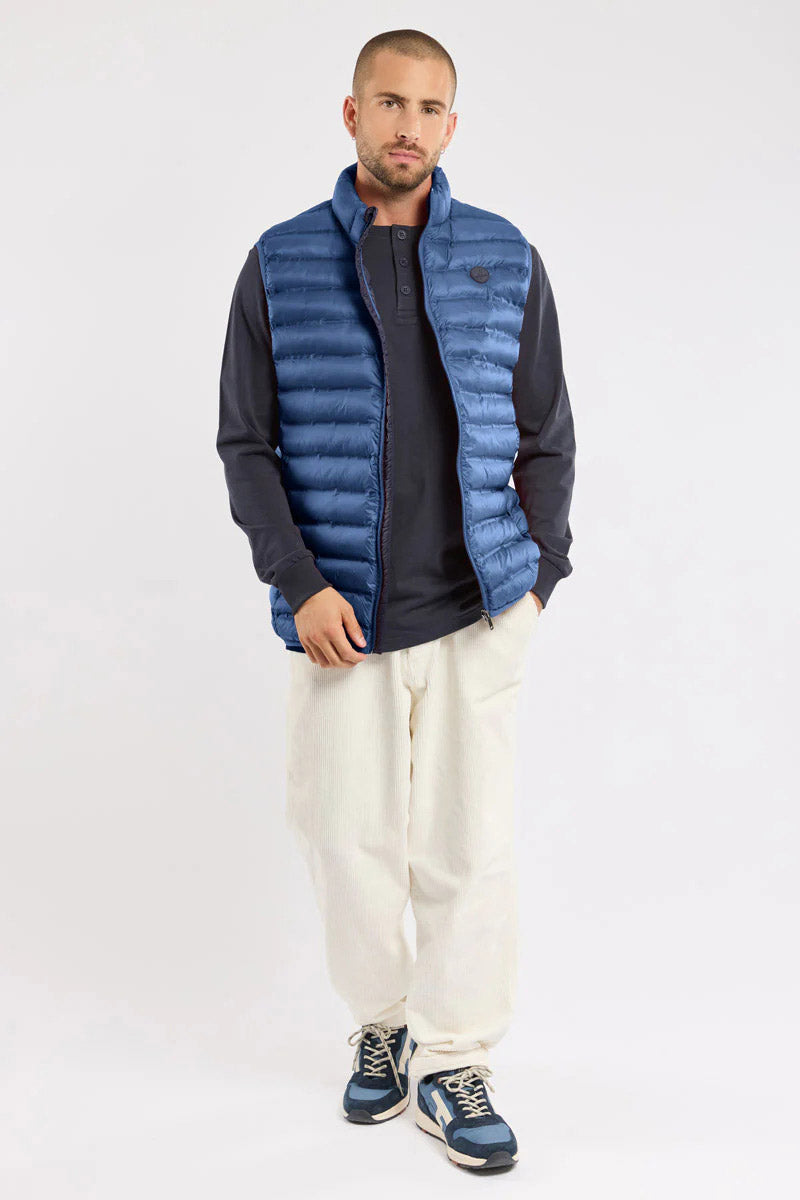 Bermudes Horsbord Water-Repellent Quilted Gilet - Atlantique