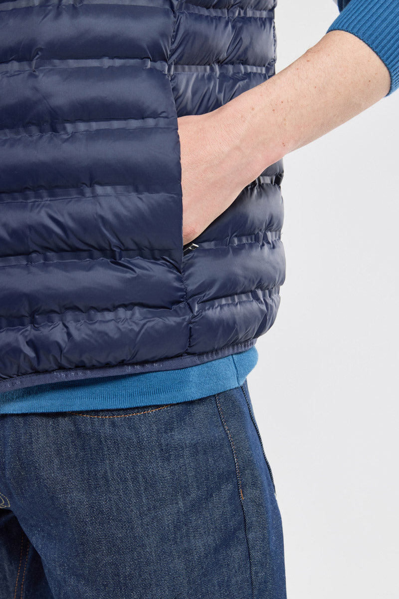 Bermudes Horsbord Water-Repellent Quilted Gilet - Navy
