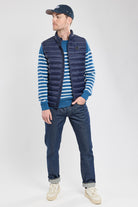 Bermudes Horsbord Water-Repellent Quilted Gilet - Navy
