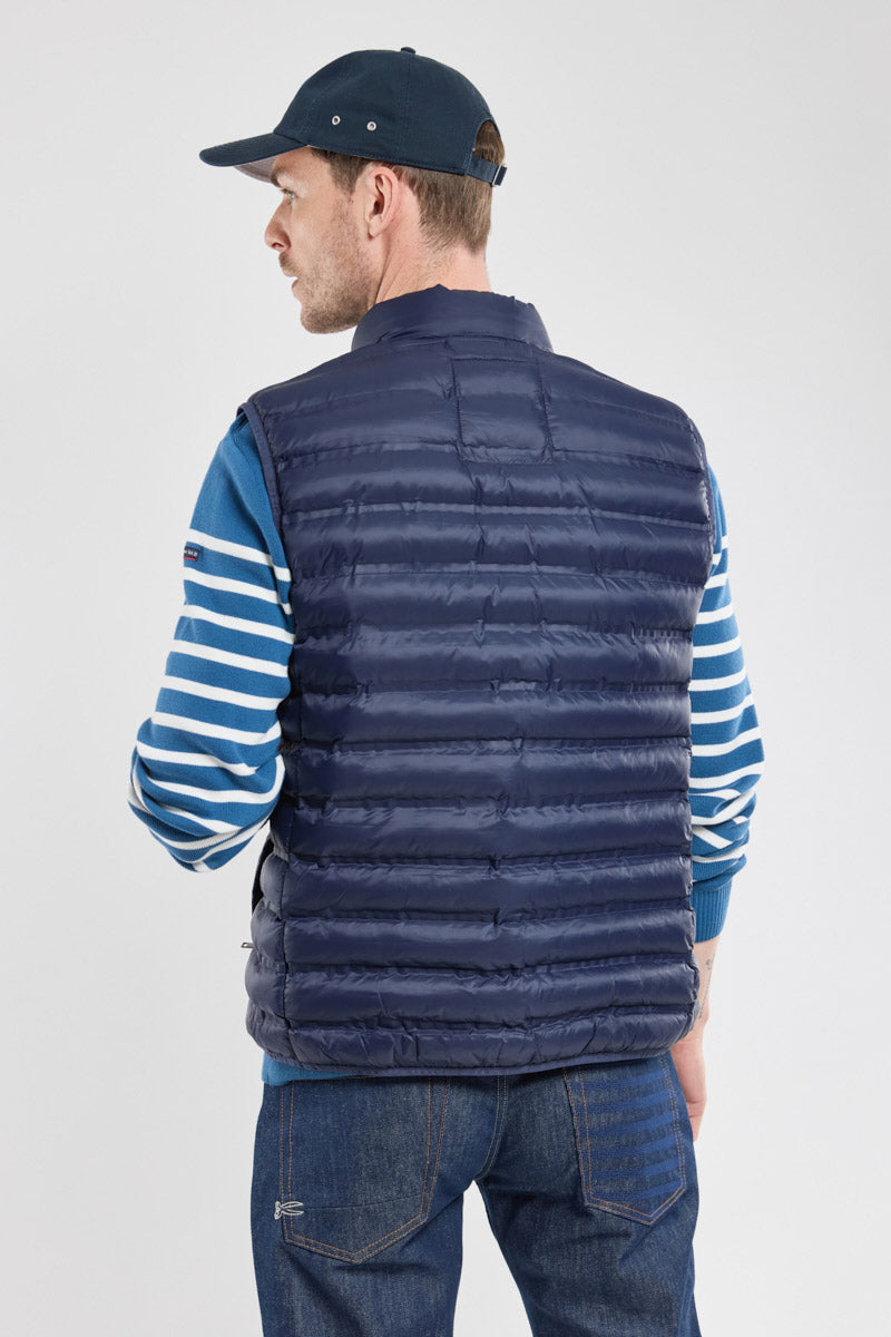 Bermudes Horsbord Water-Repellent Quilted Gilet - Navy