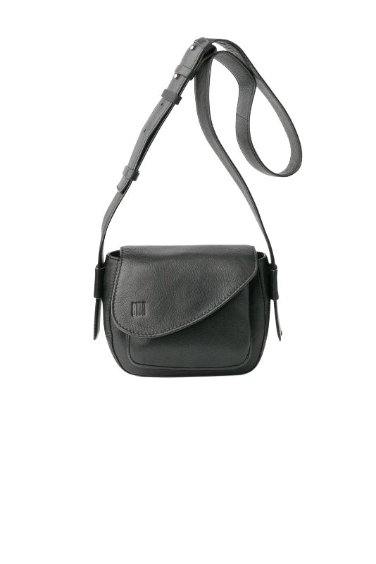 BIBA Blunt Leather Cross Body Bag - Black BLT1L_BLACK_OS