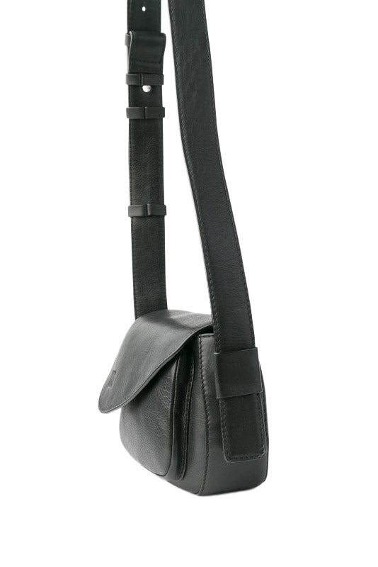 BIBA Blunt Leather Cross Body Bag - Black BLT1L_BLACK_OS