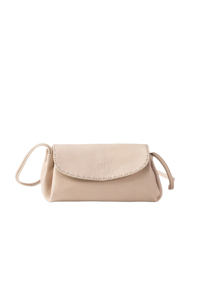 BIBA Isle Leather Three Compartment Crossbody Bag - Ecru ISE1L_ECRU_OS