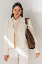 BIBA Jackpot Leather Shoulder Bag - Dark Brown JAP1L_DBROWN_OS