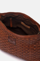 BIBA Kansas Woven Leather Crossbody Bag - Tan KA2_TAN_OS