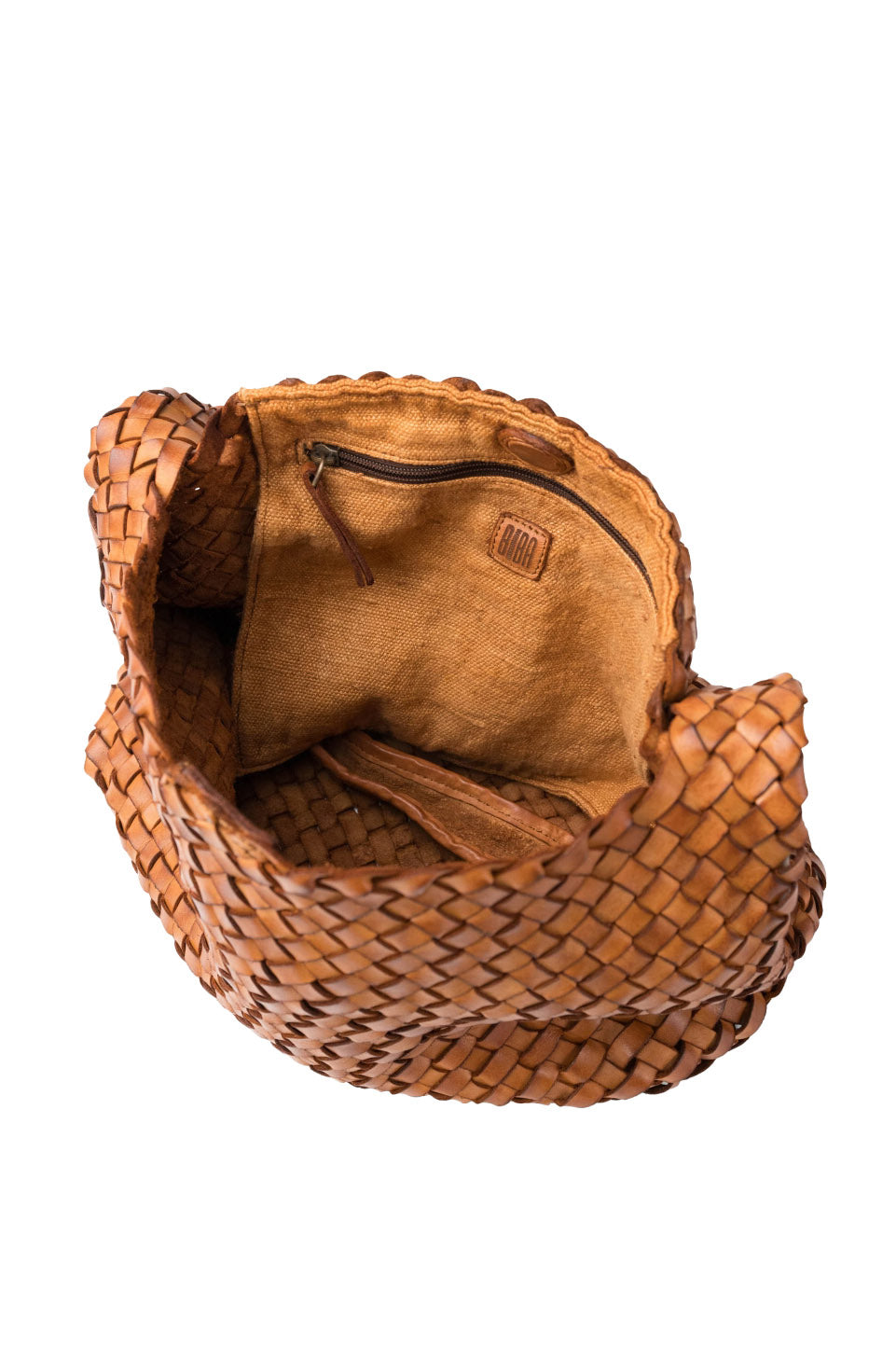 BIBA Killen Woven Leather Shoulder Bag - Tan KILL_TAN_OS