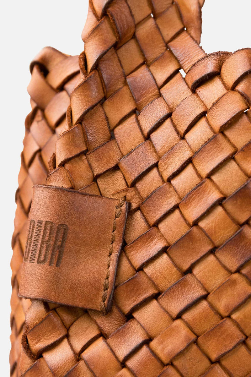 BIBA Killen Woven Leather Shoulder Bag - Tan KILL_TAN_OS
