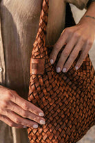 BIBA Killen Woven Leather Shoulder Bag - Tan KILL_TAN_OS