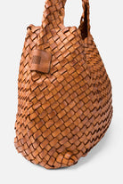 BIBA Killen Woven Leather Shoulder Bag - Tan KILL_TAN_OS