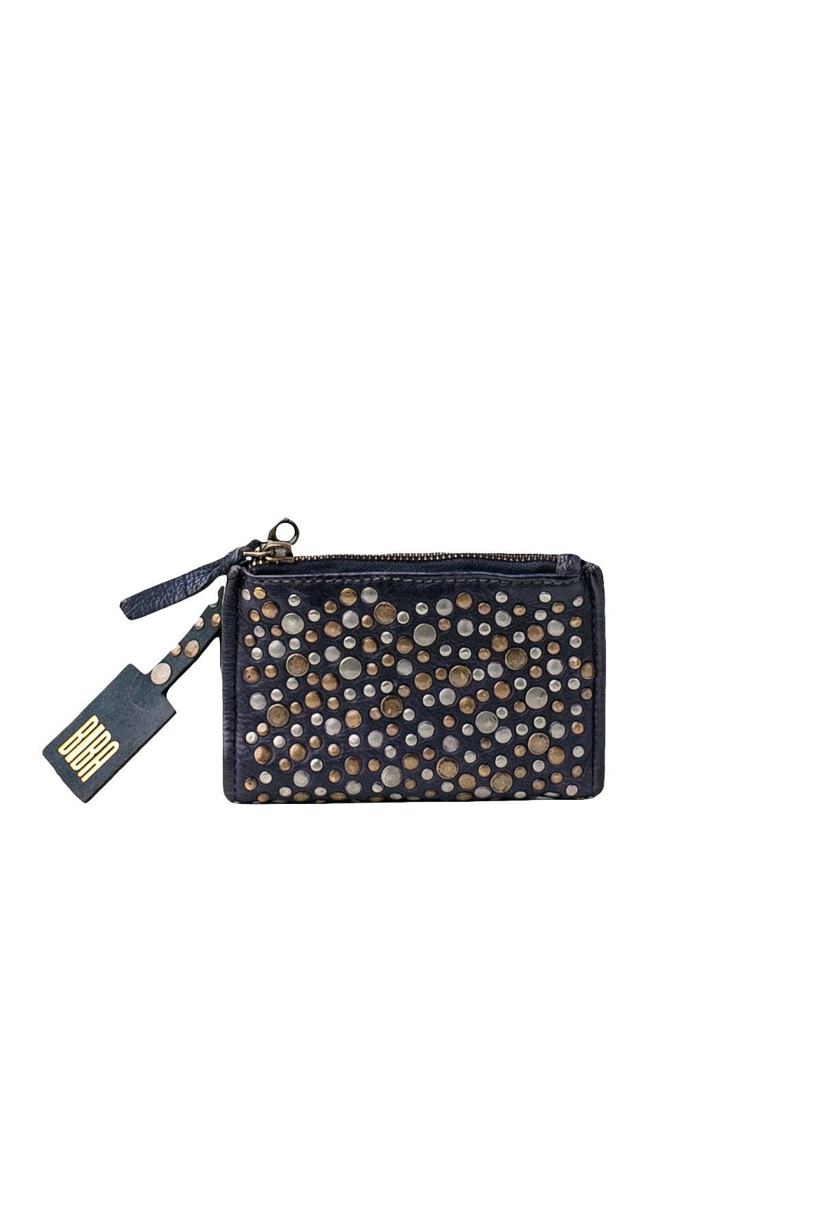 BIBA Lovington Stars Leather Studded Purse - Black LOS4L_BLACK_OS
