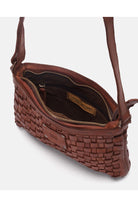 BIBA Mini Kansas Woven Leather Crossbody Bag - Tan KA9_TAN_OS
