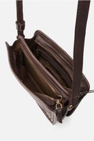 BIBA Rockwall Studded Cross Body Bag - Dark Brown RAL1L_DBROWN_OS