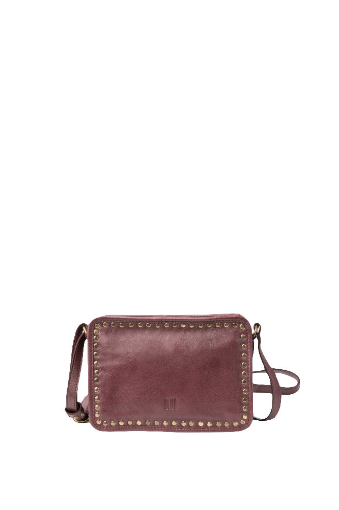 BIBA Rockwall Studded Cross Body Bag - Garnet RAL1L_GARNET_OS