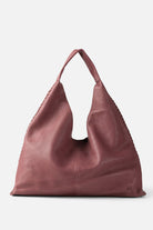 BIBA Stockton Leather Braided Detail Shoulder Bag - Mauve STT1L_MAUVE_OS