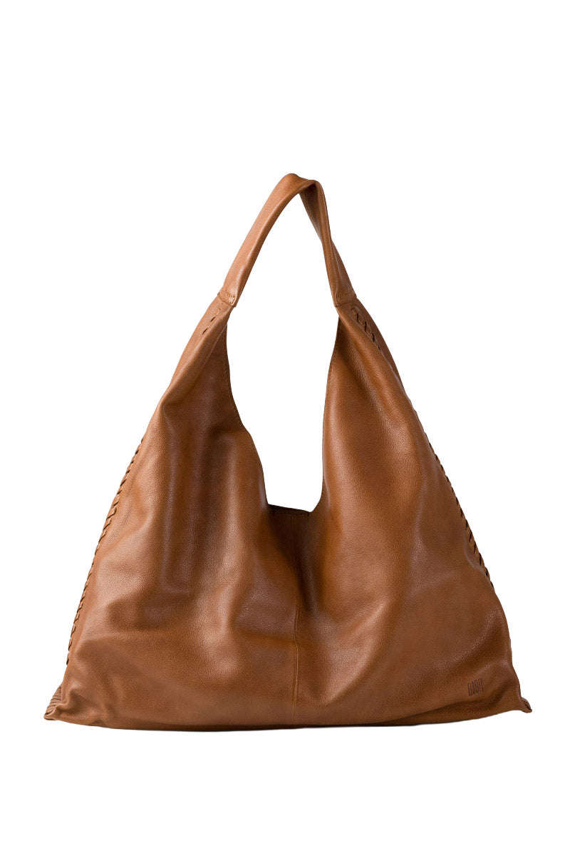 BIBA Stockton Leather Braided Detail Shoulder Bag - Tan STT1L_TAN_OS