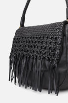 BIBA Varney Fringe Flap Bag - Black VAR1L_BLACK_OS