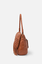 BIBA Varney Fringe Flap Bag - Tan VAR1L_TAN_OS