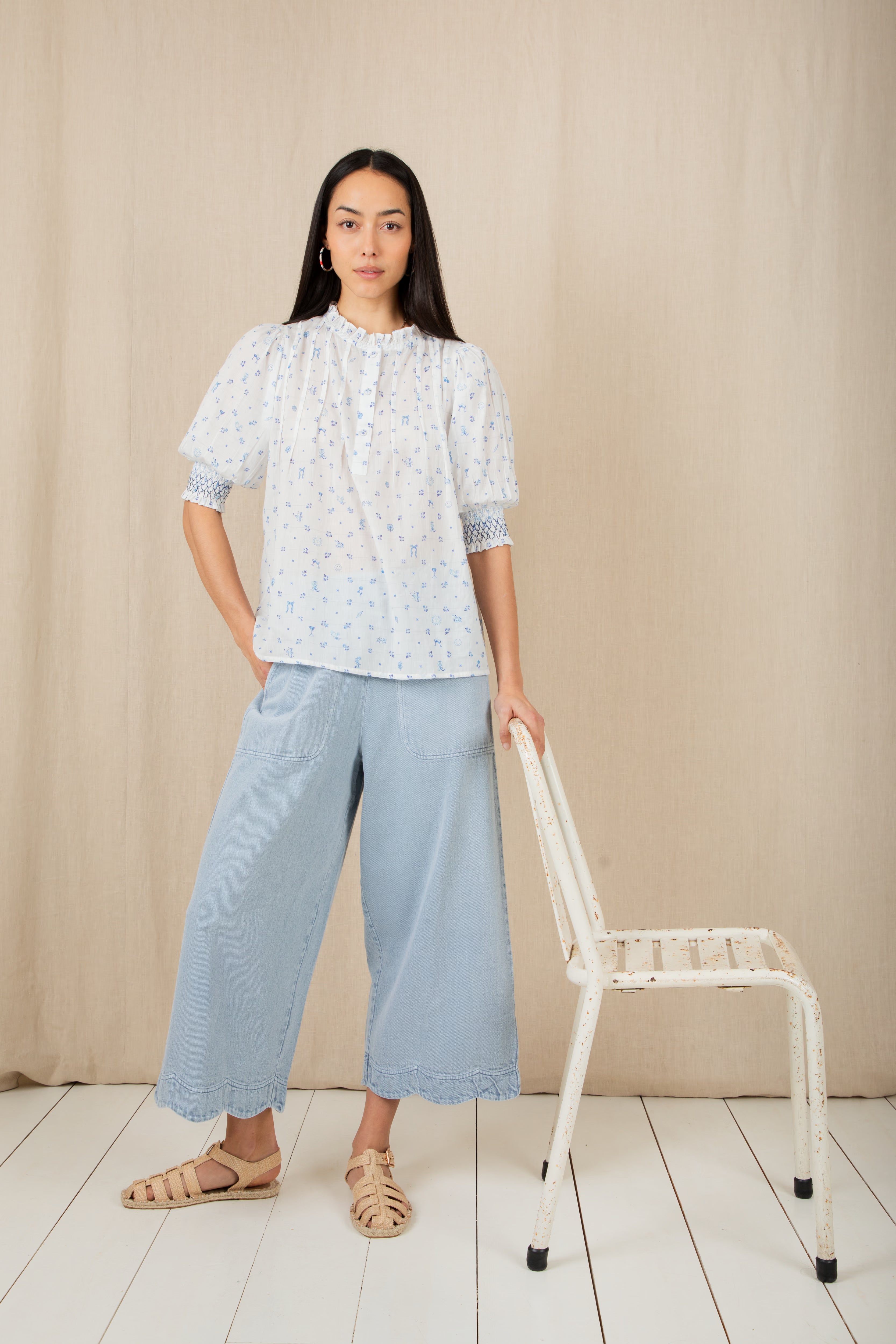 Bonte Aide Trouser - Ice Blue