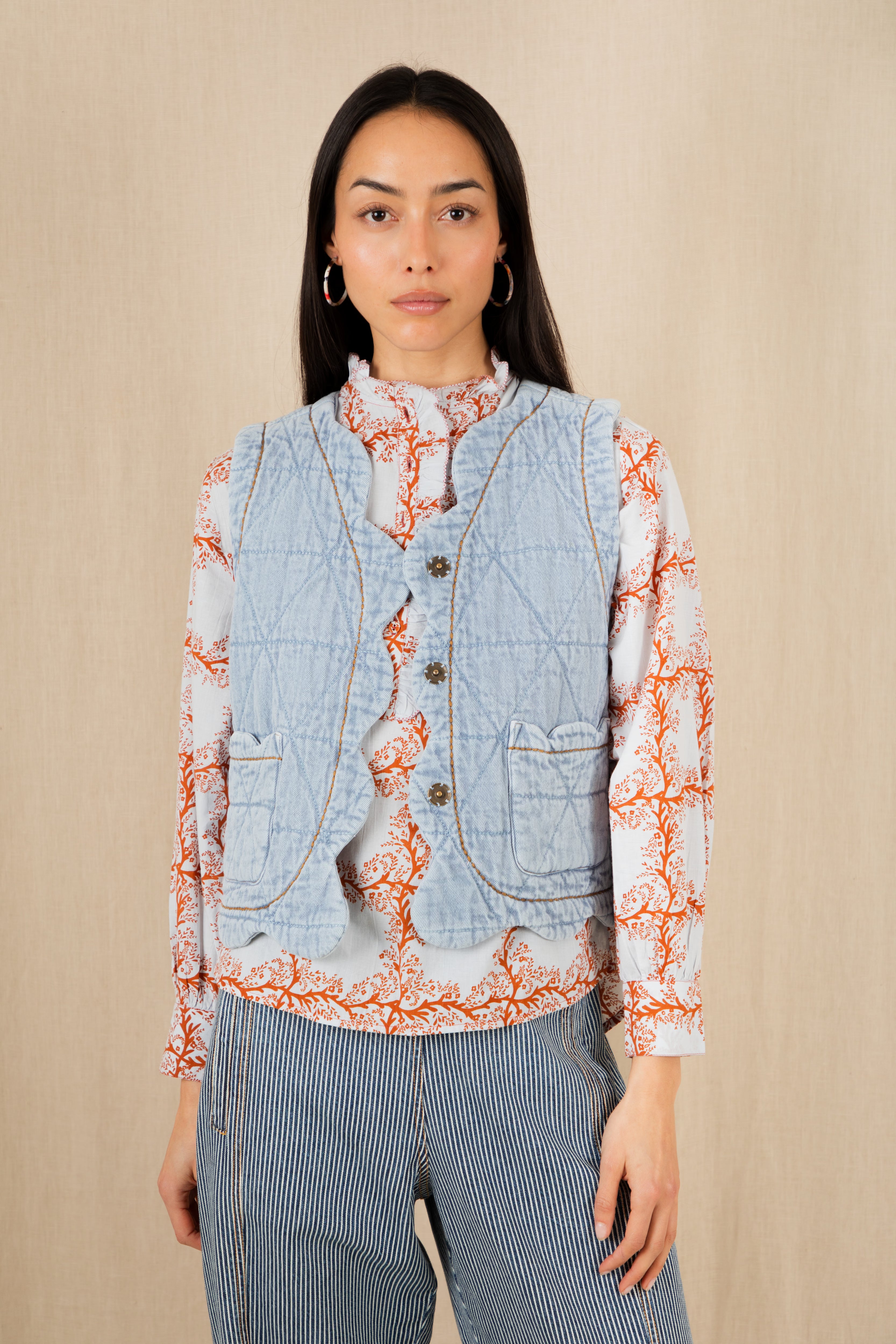 Bonte Estelle Gilet - Ice Blue