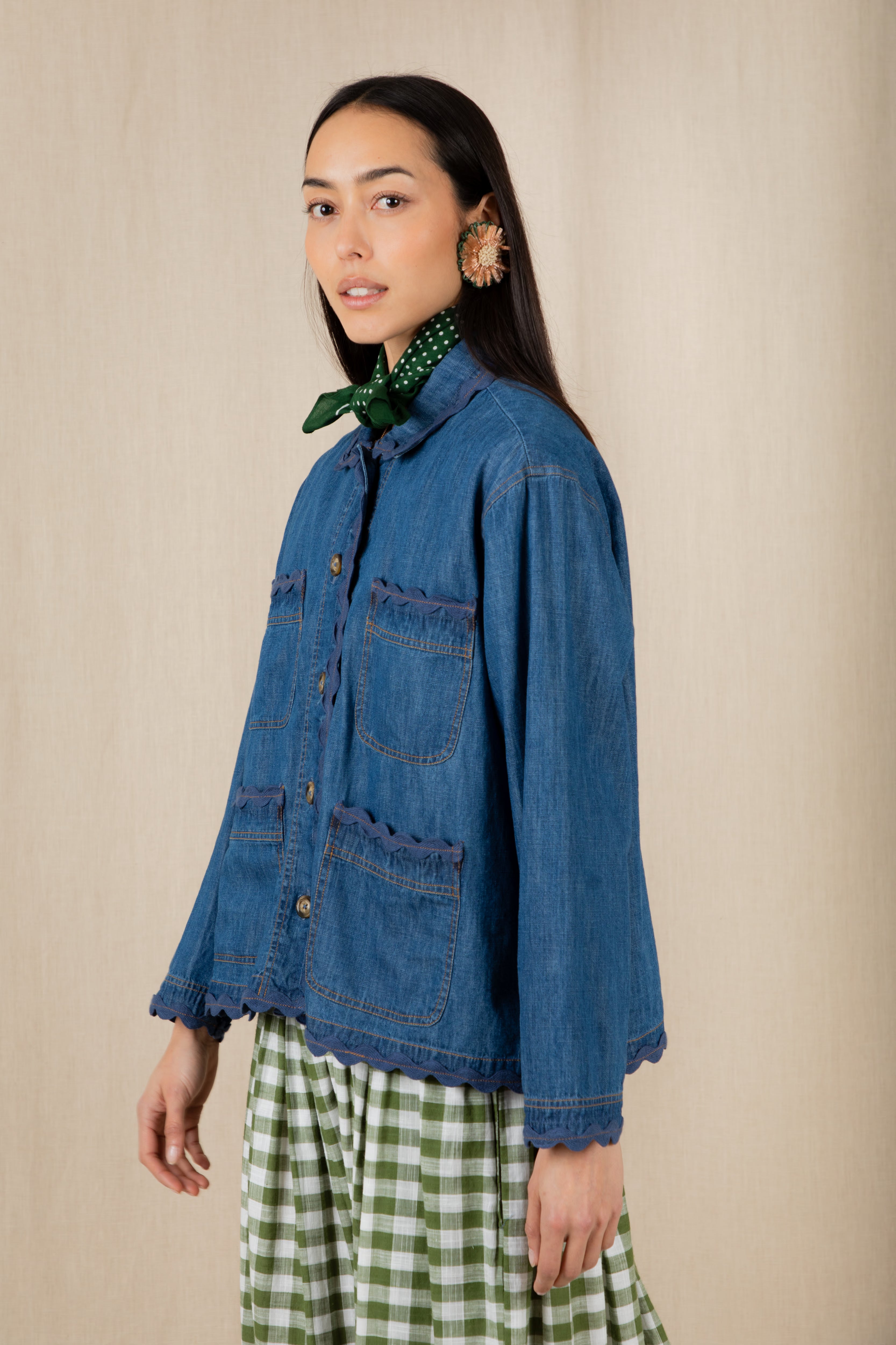Bonte Florence Jacket - Denim Dark Wash