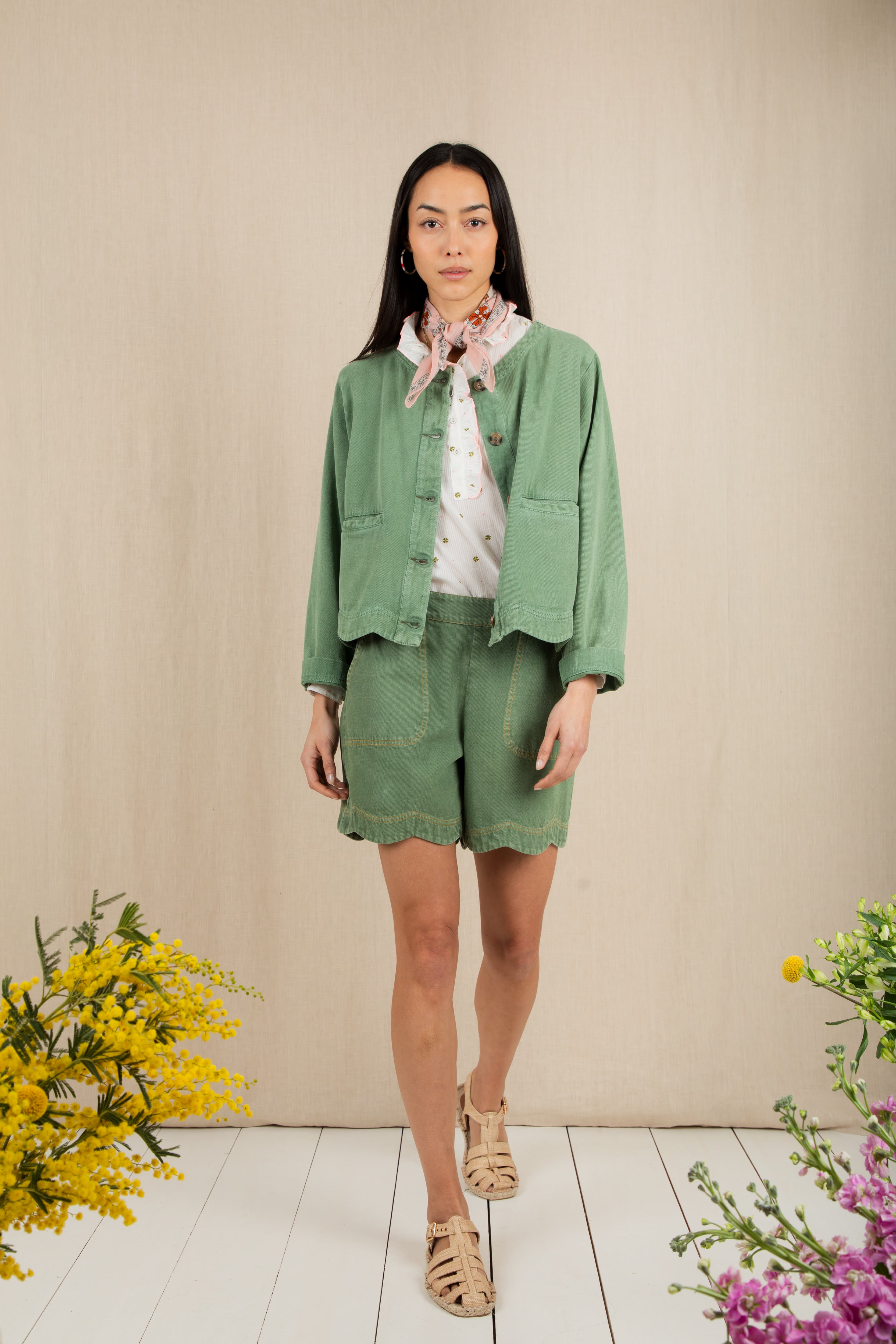 Bonte Marie Jacket - Fern