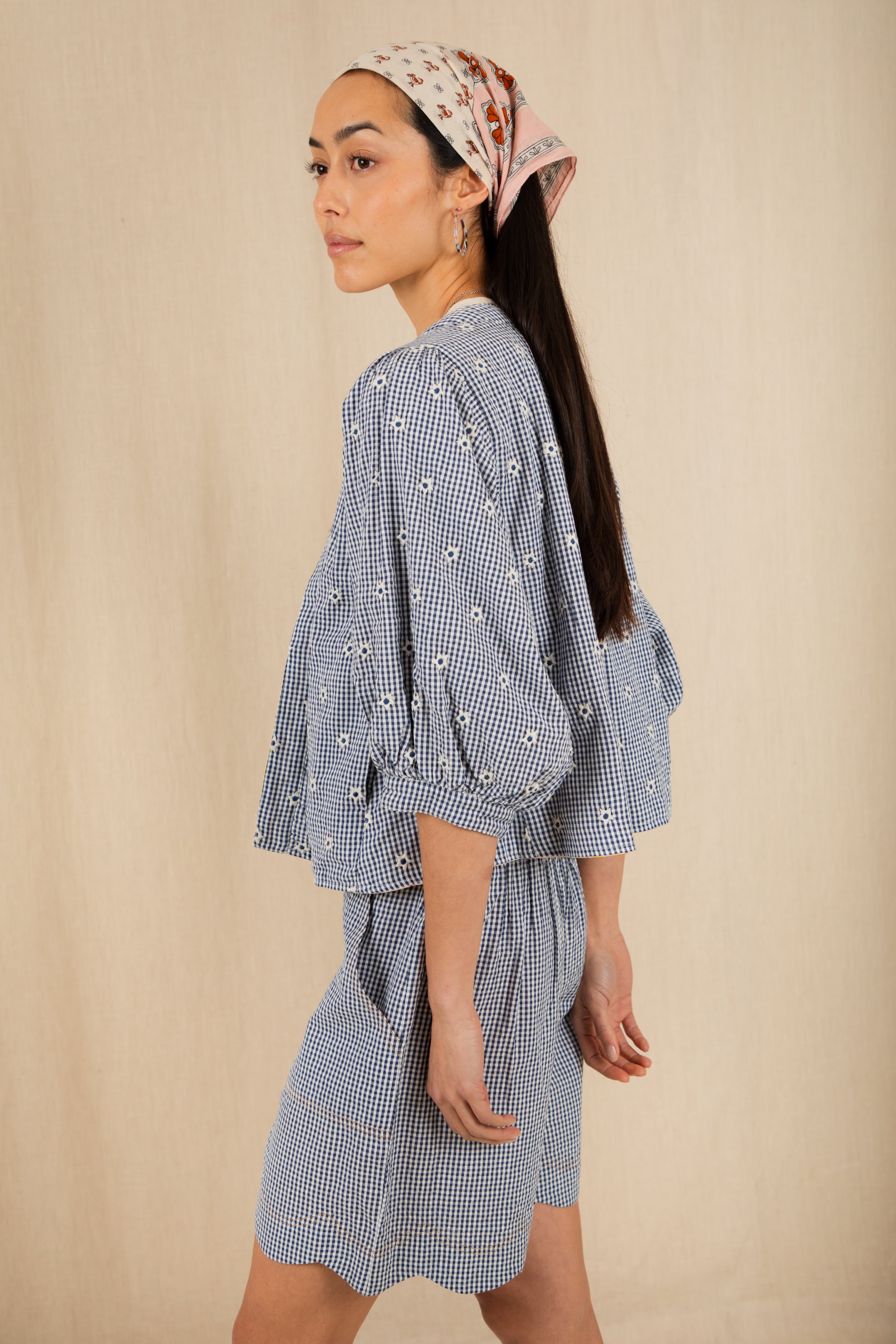 Bonte Vida Reversible Jacket - Navy/Lemon Zest