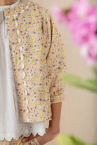 Bonte Vida Reversible Jacket - Navy/Lemon Zest