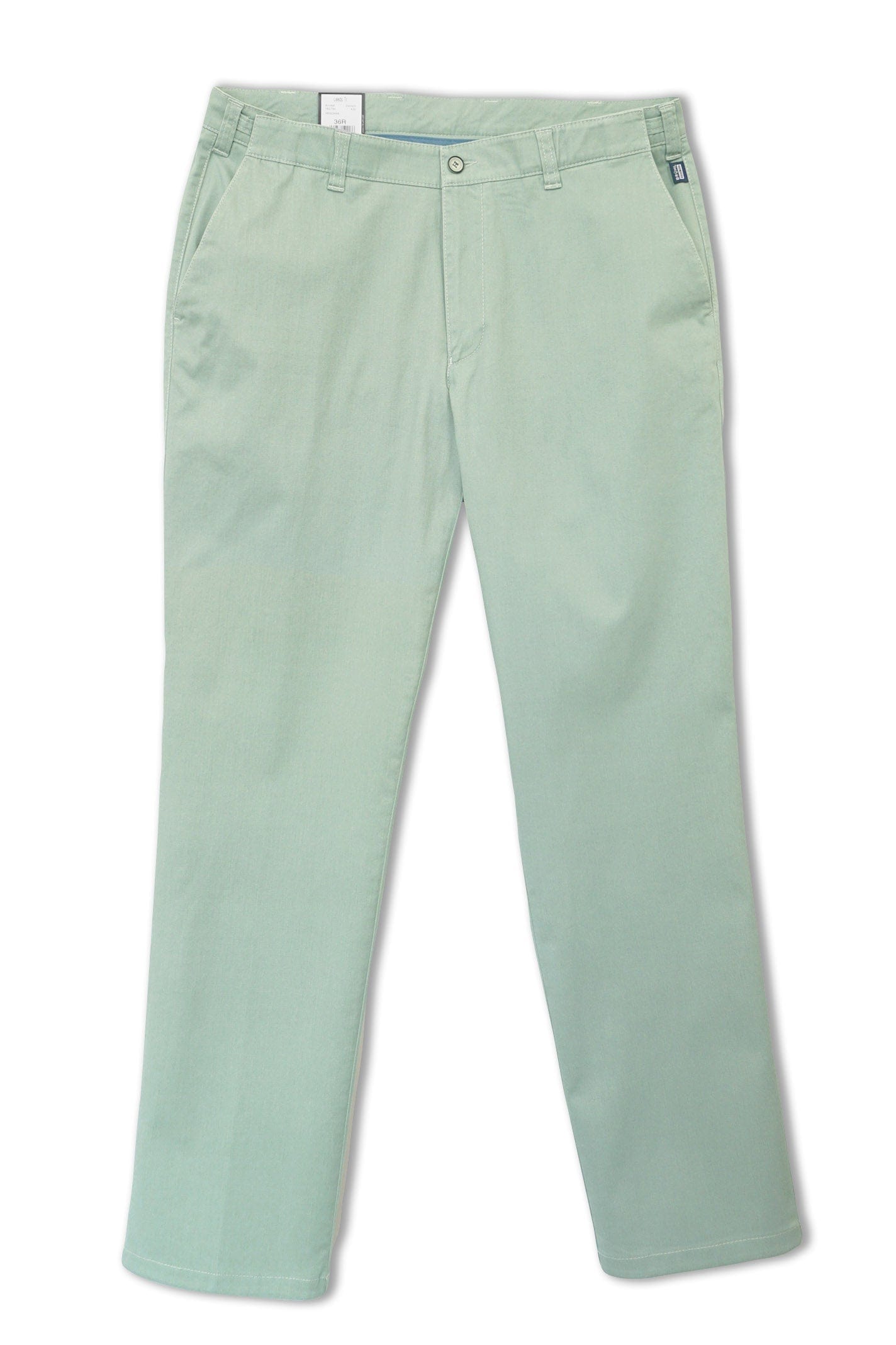 Bruhl Leeds Stretch Travel Waist Trousers - Reed Green